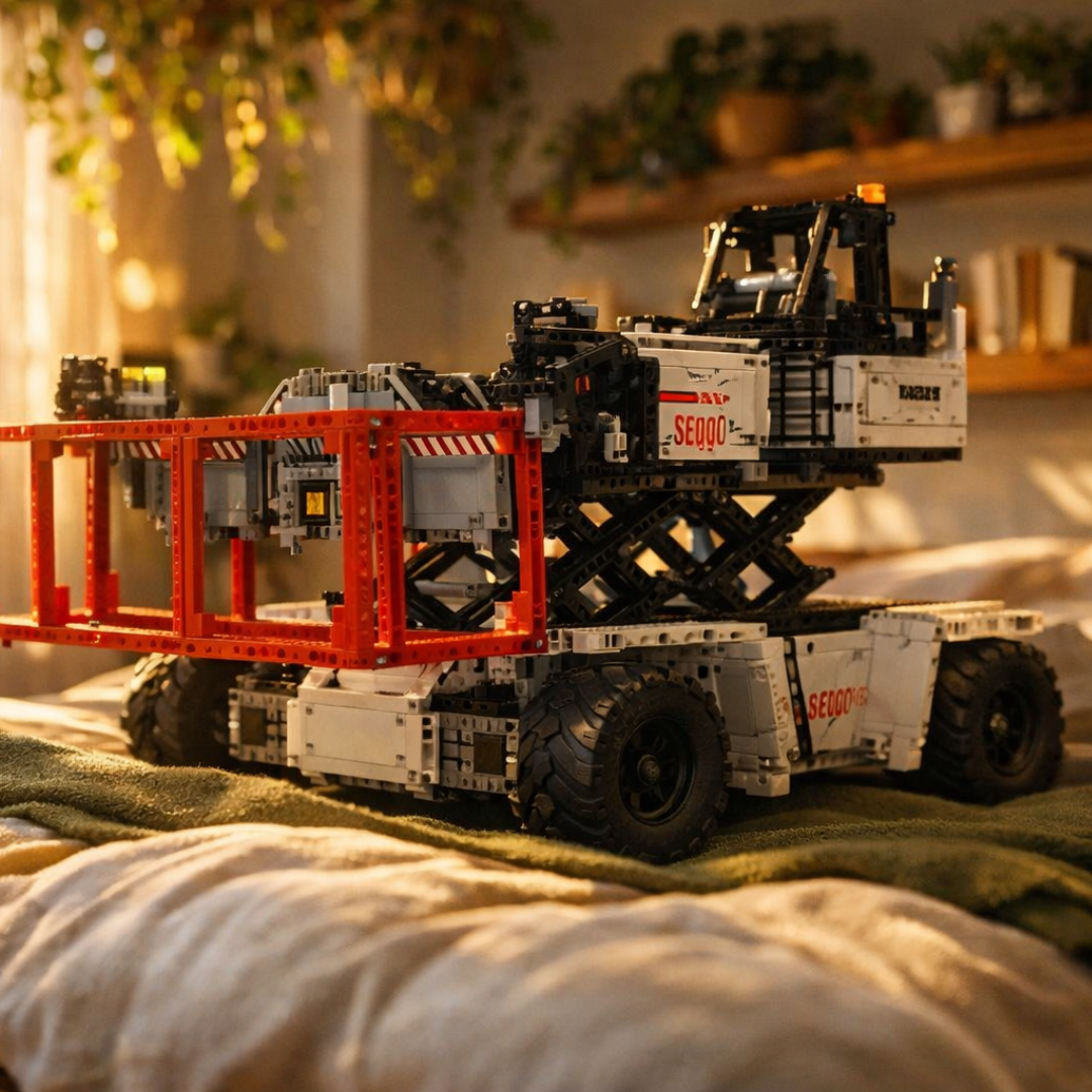 Container Forklift White (4878 pcs)