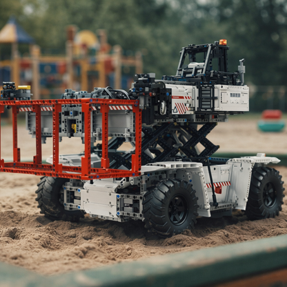 Container Forklift White (4878 pcs)