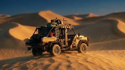 Desert Gray Caracal Assault Vehicle (1577 pcs)
