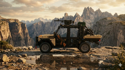 Desert Gray Caracal Assault Vehicle (1577 pcs)