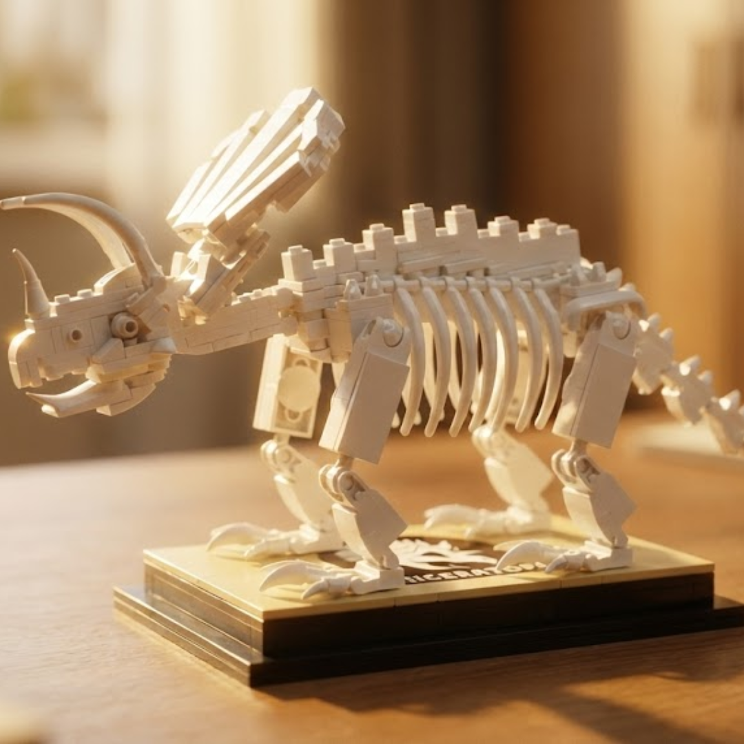 Triceratops Dinosaur Fossil (397 pcs)