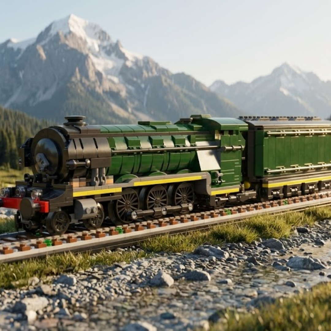 Flying Scotsman Steam Locomotive (1766 pcs)