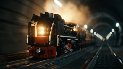 QJ Steam Locomotive (1511 pcs)