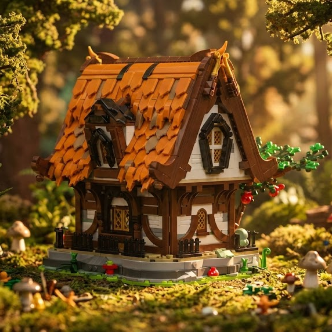 Medieval World Log Cabin (2192 pcs)