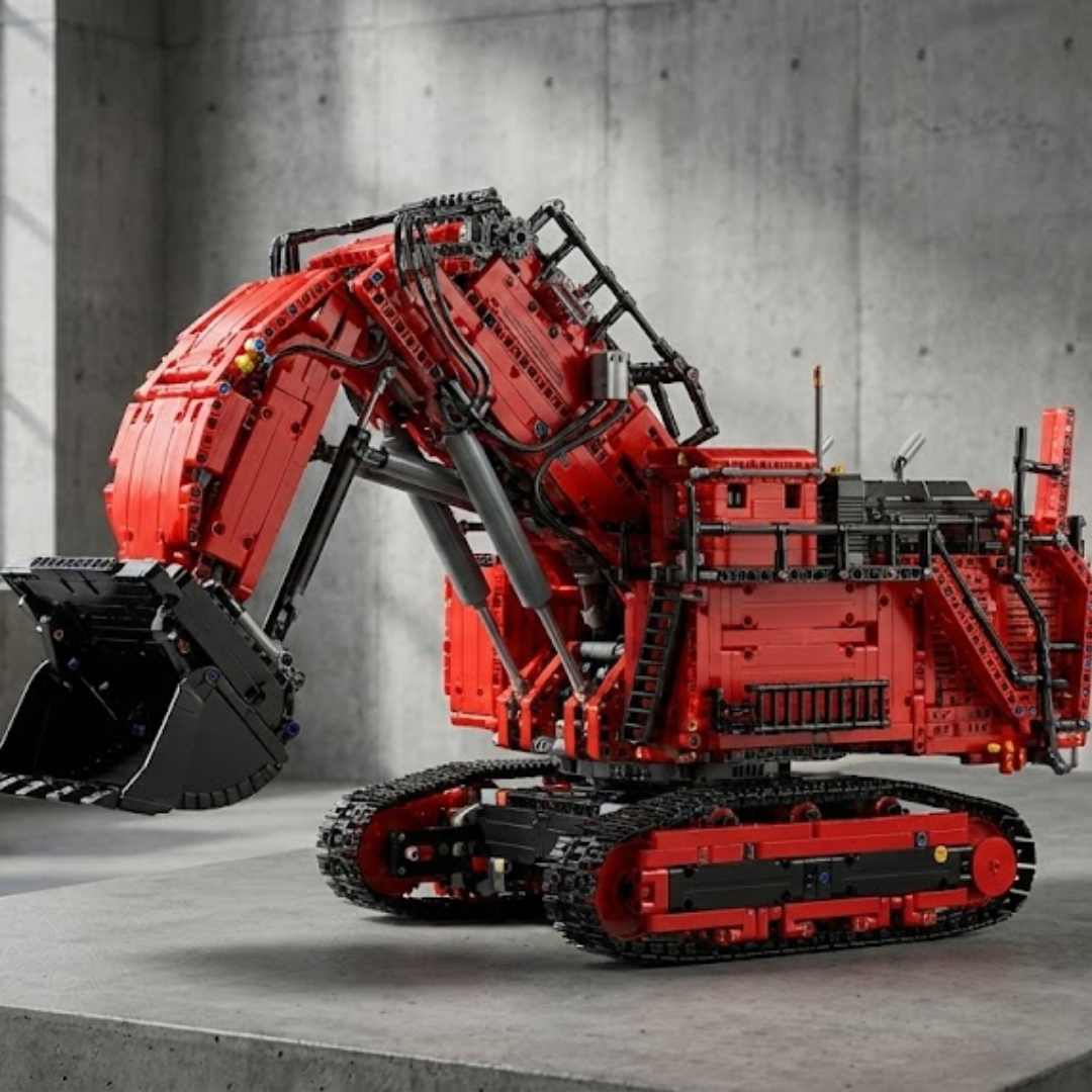 Liebherr R 9800 Mining RED (4767 деталей) 