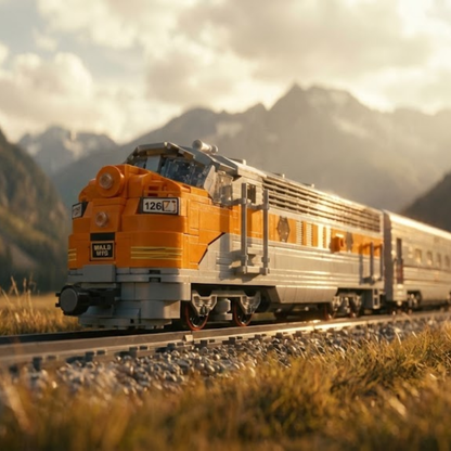 USA EMD F7 WP Diesel Locomotive (1541 pcs)