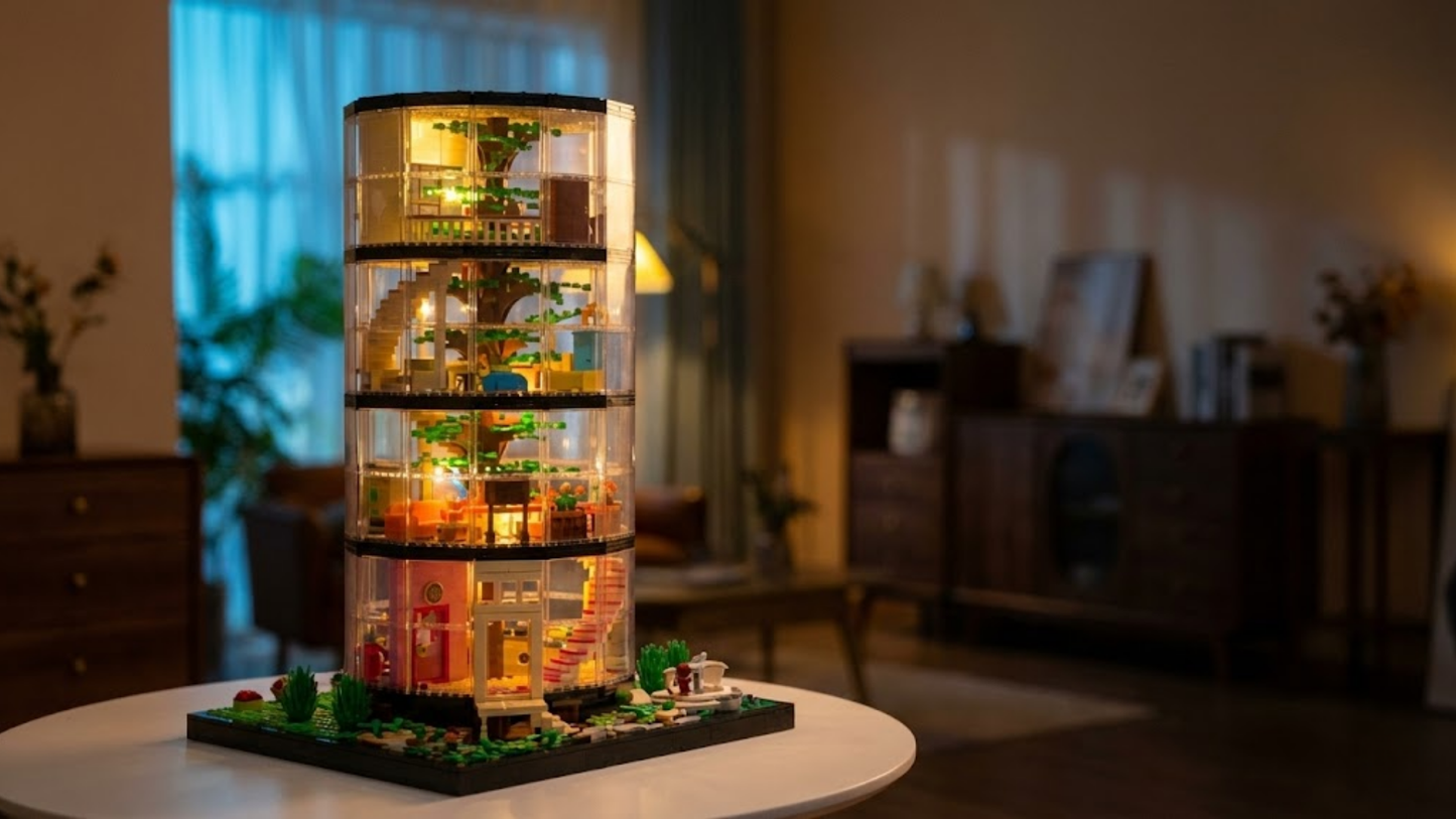 Transparent Urban Oasis (3466 pcs)
