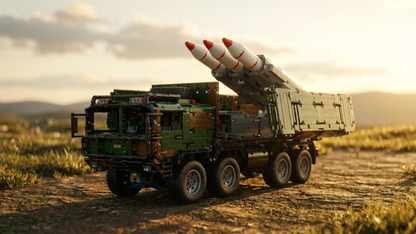 8x4 RC Missile Truck  Military Green (3594 pcs)