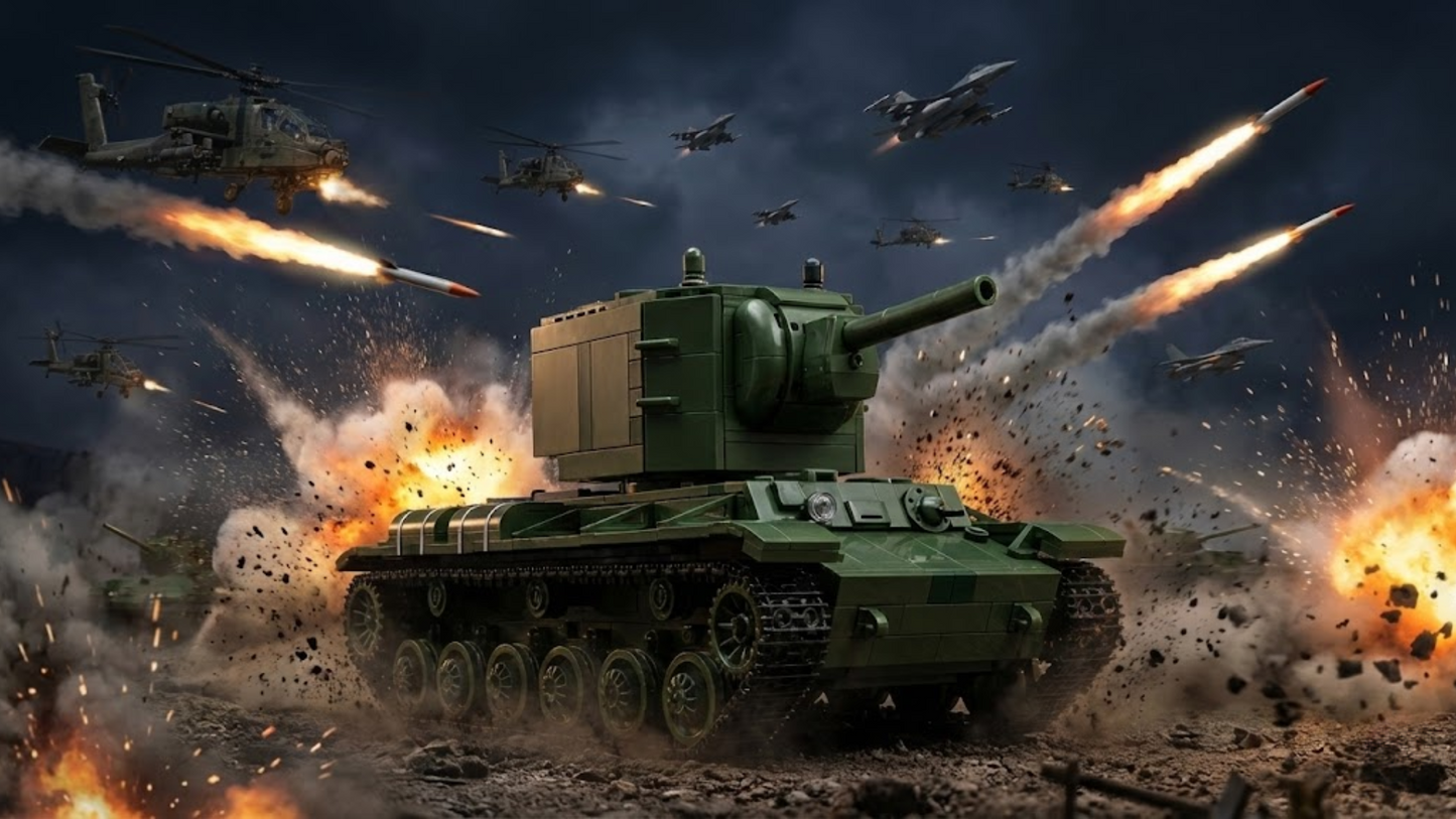KV2 Heavy Tanks (924 pcs)