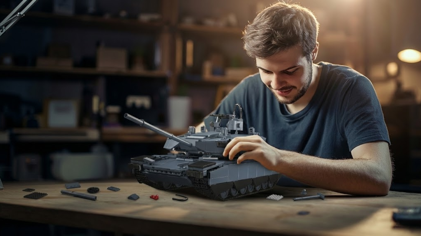 Abrams X Tank Model (1192 pcs)