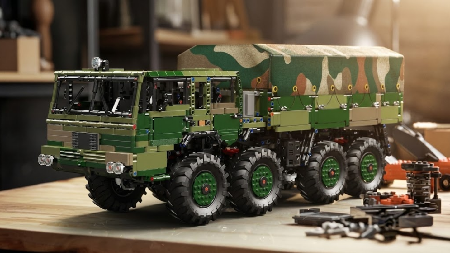 KOLOS 8X8 Truck Army Green (4733 pcs)
