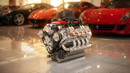 Chevy LSX454 Motor V8 Motorizat (487 piese) 