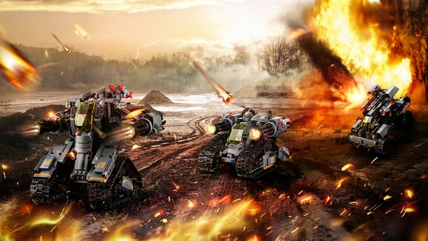 3 in 1 Military Robots STEM (588 pcs)