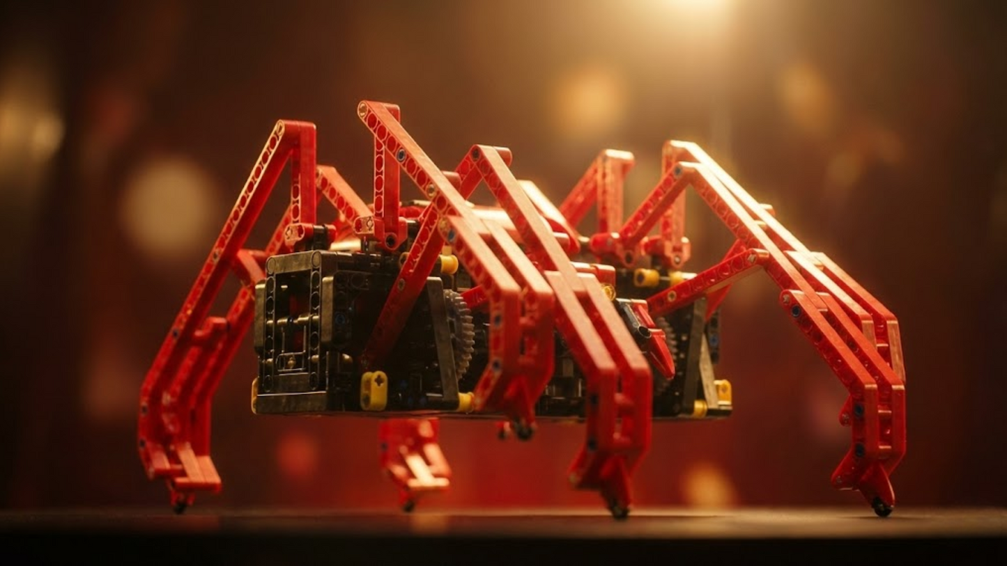 Păianjen mecanic mobil (818 piese) 