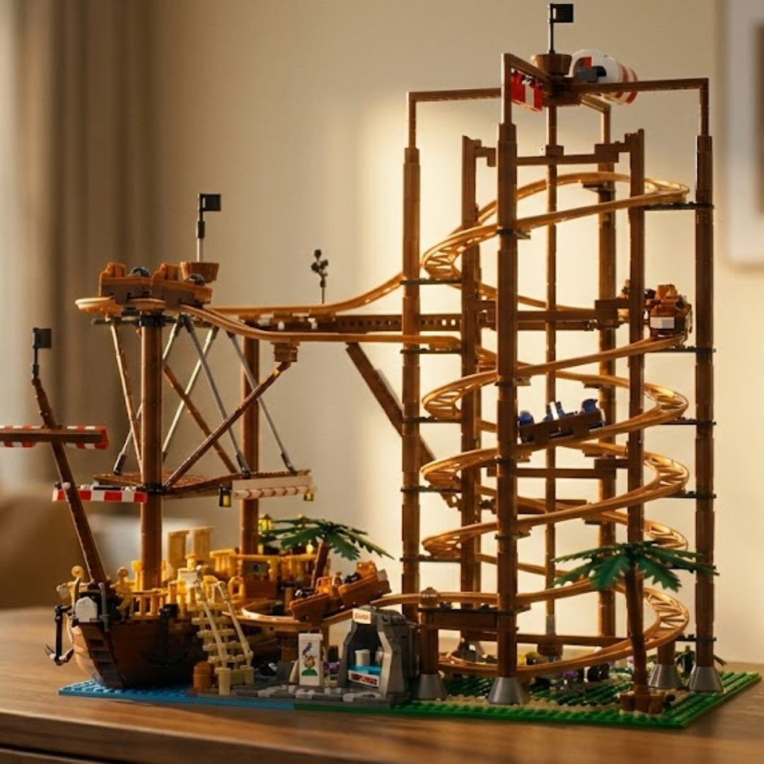 Double Helix Roller Coaster (2174 pcs)