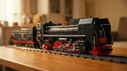 QJ Steam Locomotive (1511 pcs)