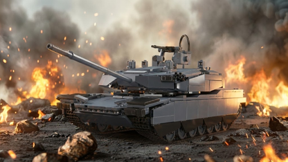 Abrams X Tank Model (1192 pcs)