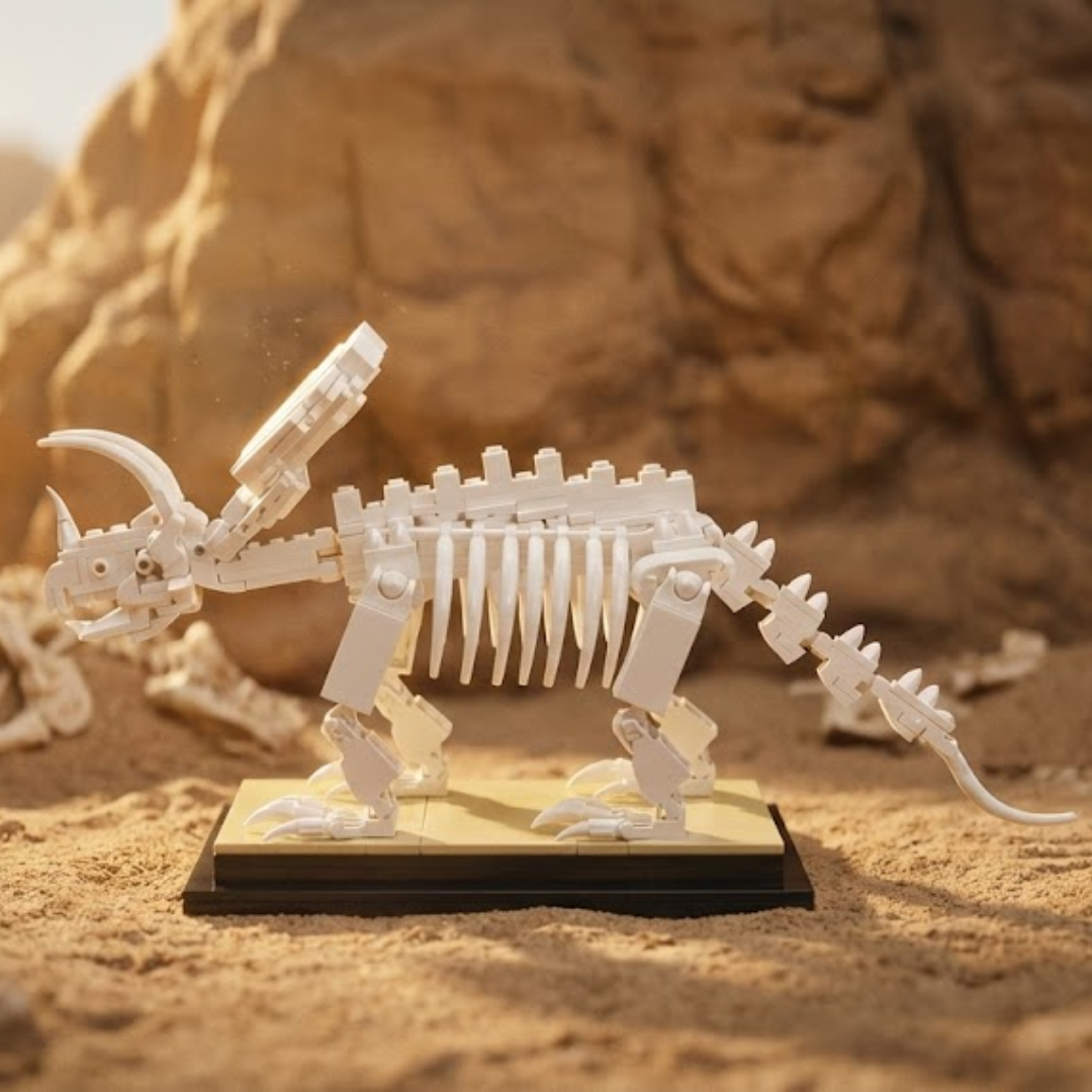 Triceratops Dinosaur Fossil (397 pcs)