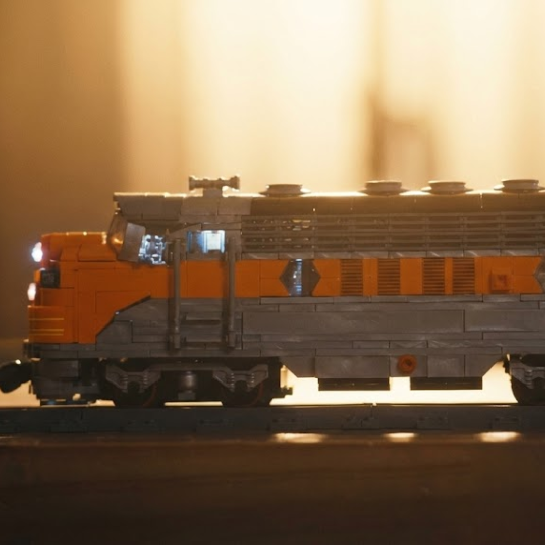 USA EMD F7 WP Diesel Locomotive (1541 pcs)