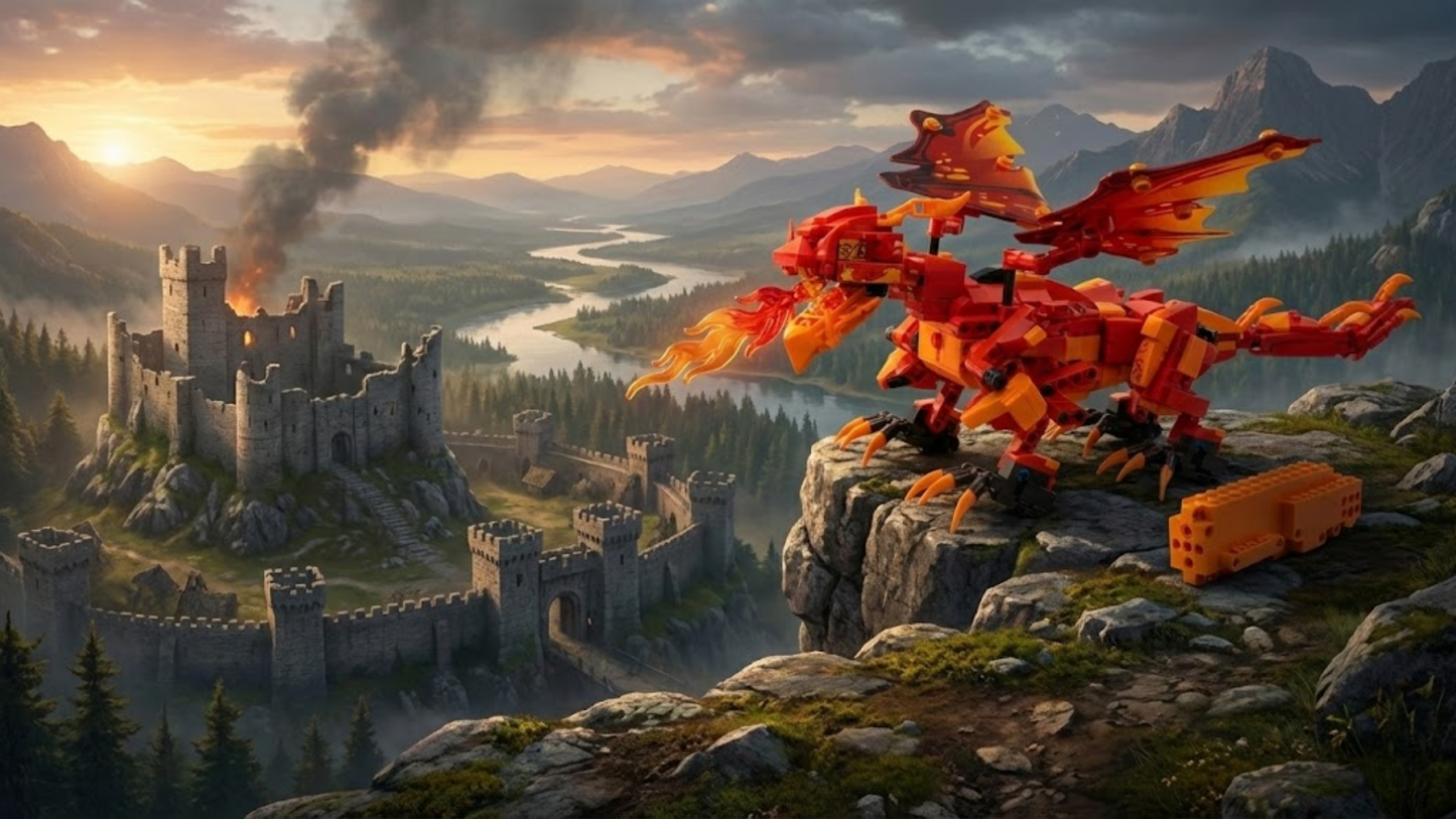 Fire Dragon STEM (485 pcs)