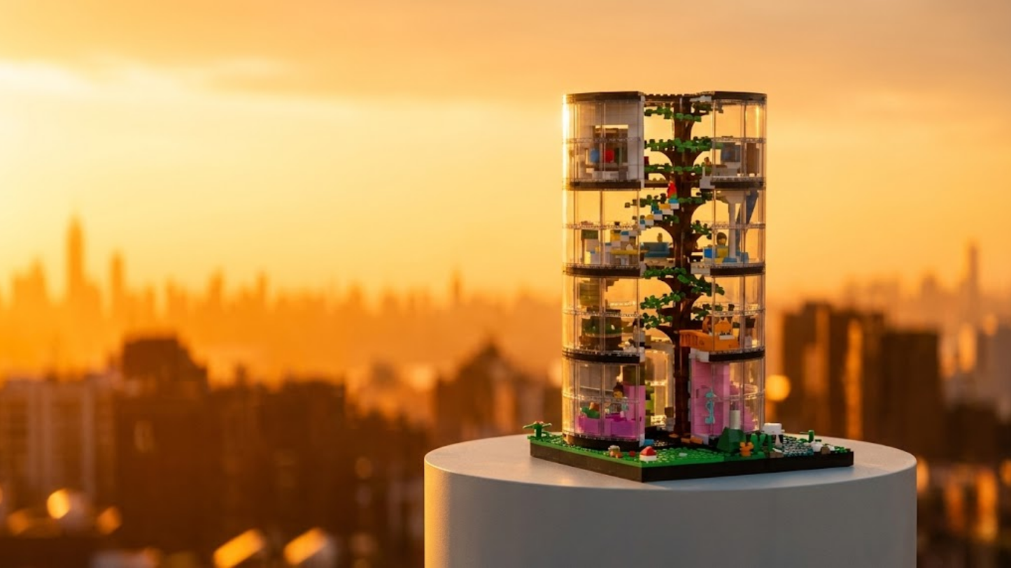 Transparent Urban Oasis (3466 pcs)