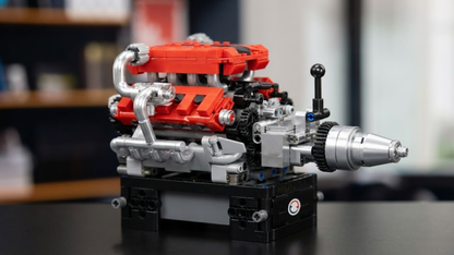 Italian Scuderia V8 Engine (750 pcs)