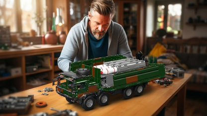 8x4 RC Missile Truck  Military Green (3594 pcs)