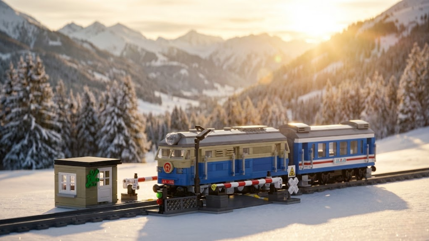 DF4B Remote Control Diesel Locomotive (1212 pcs)