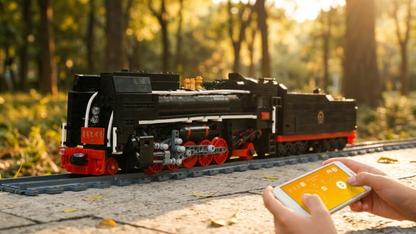 QJ Steam Locomotive (1511 pcs)