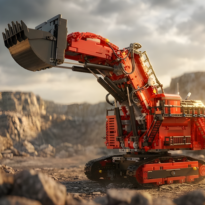 Liebherr R 9800 Mining RED (4767 деталей) 