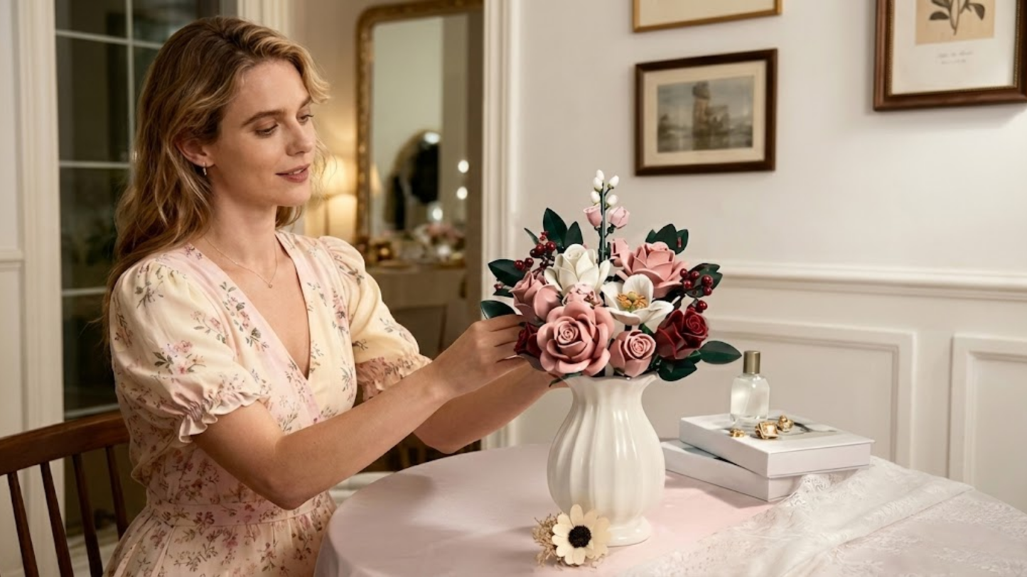 Blush Pink Bouquet (834 pcs)