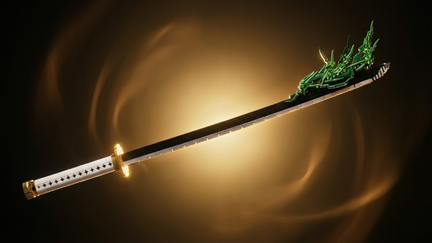 Samurai Katana White Blade (1674 pcs)