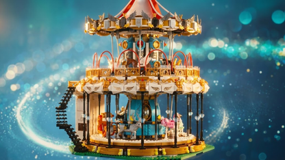 Motorized Carousel with Led Lights (5086 pcs)
