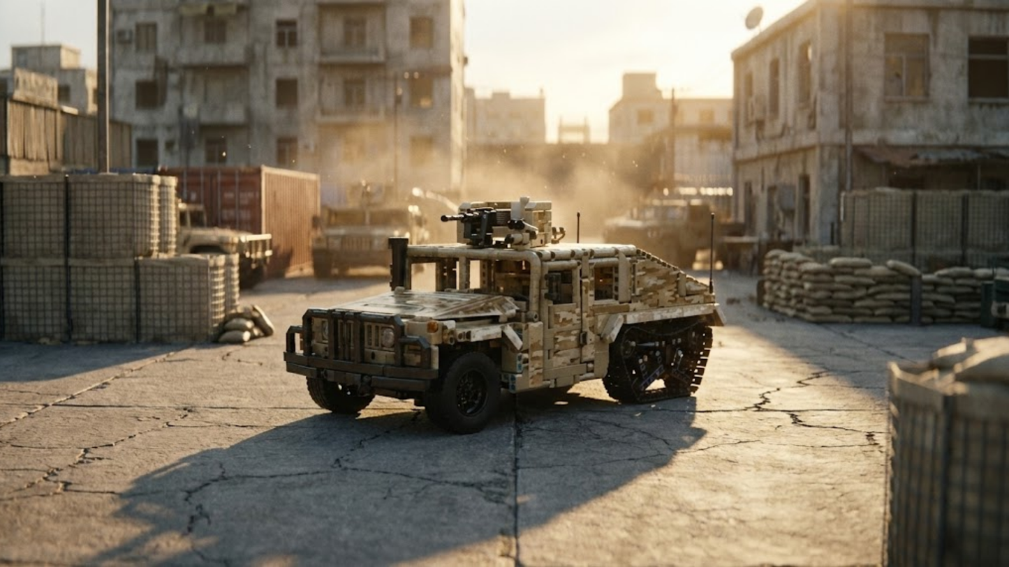 Desert Tracked Humvee (2094 pcs)