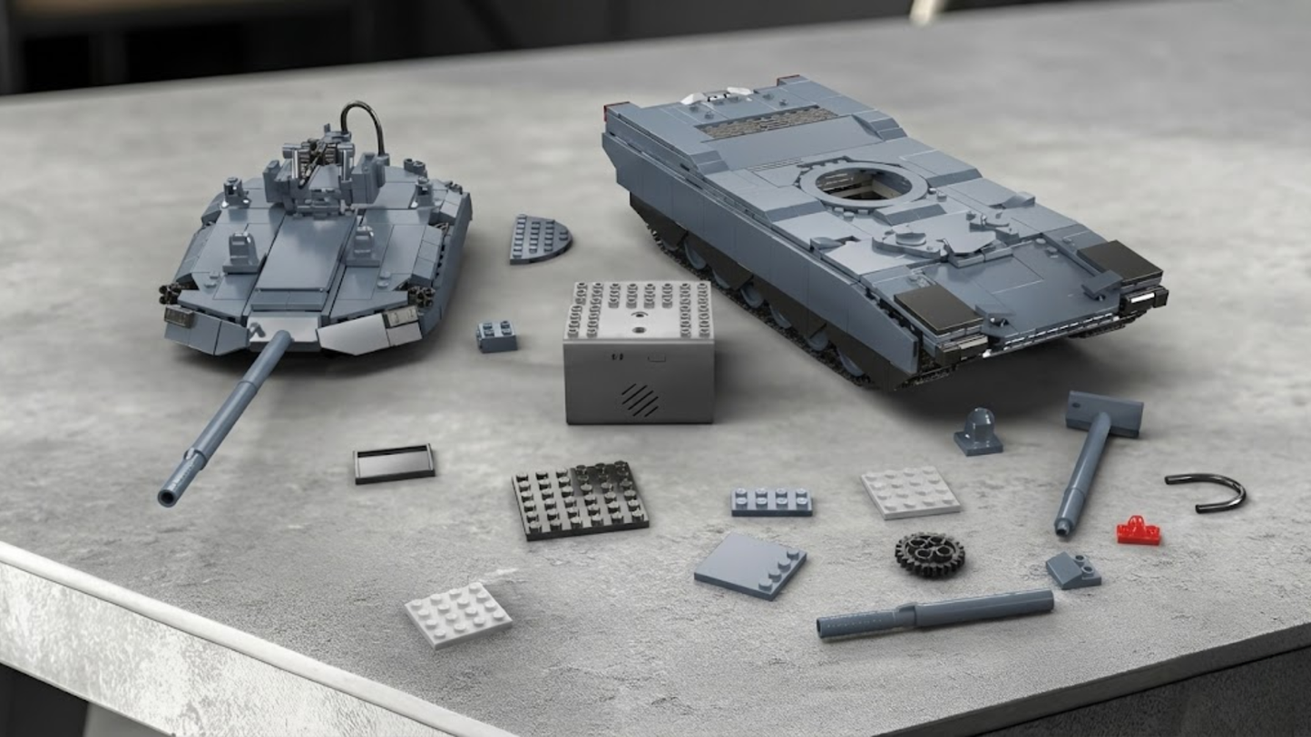 Abrams X Tank Model (1192 pcs)