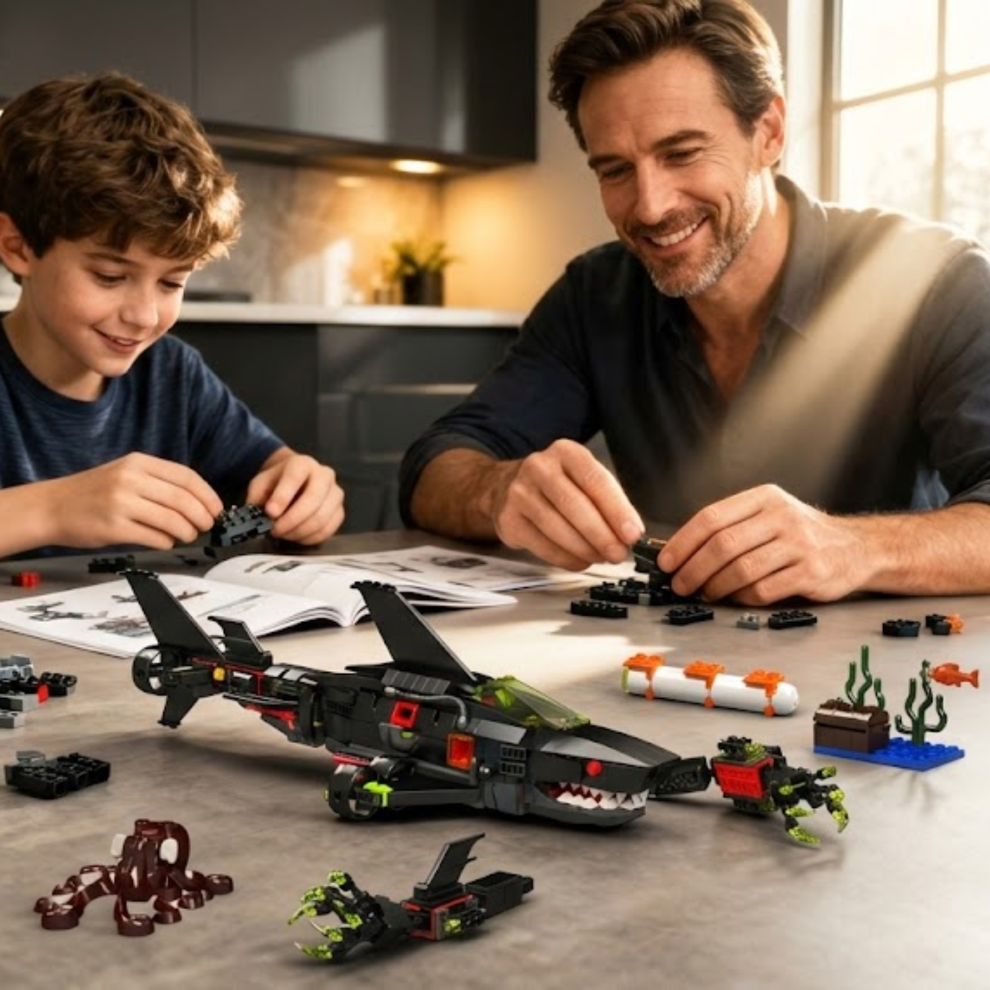 Submarino Mecha Shark (1.031 peças) 