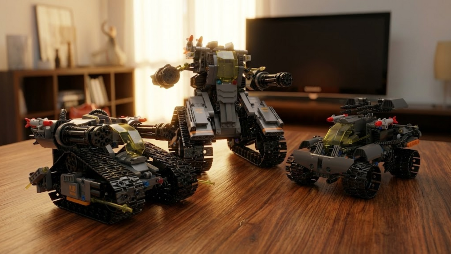 3 in 1 Military Robots STEM (588 pcs)