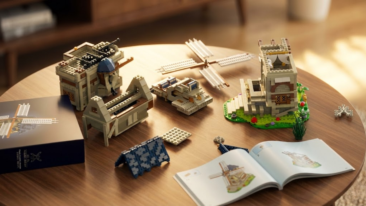 Medieval Europe Windmill (1584 pcs)