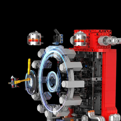 Cyberpunk Mechanische Uhr (1601 Teile) 
