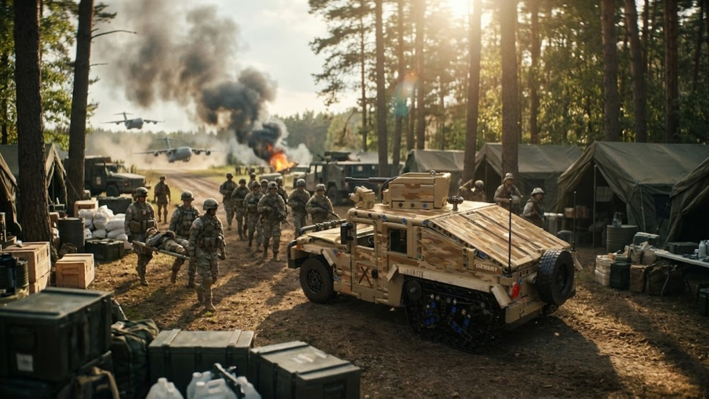 Desert Tracked Humvee (2094 pcs)