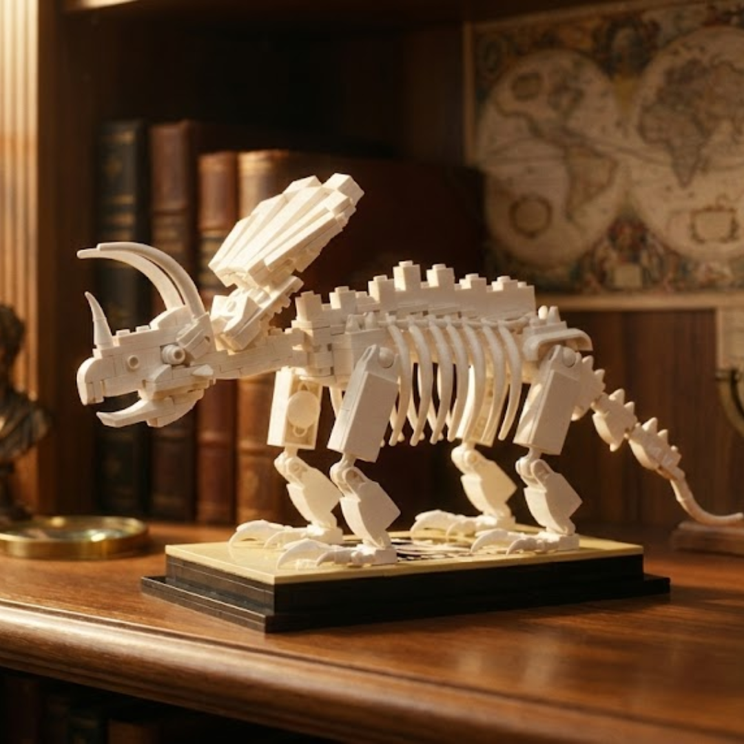 Triceratops Dinosaur Fossil (397 pcs)