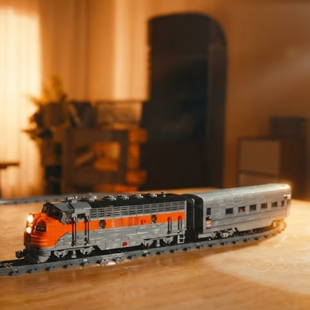 USA EMD F7 WP Diesel Locomotive (1541 pcs)