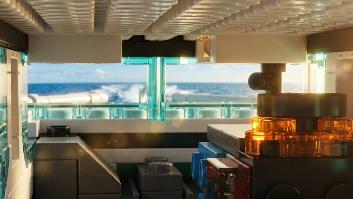 Iaht White Dolphin (857 piese) 