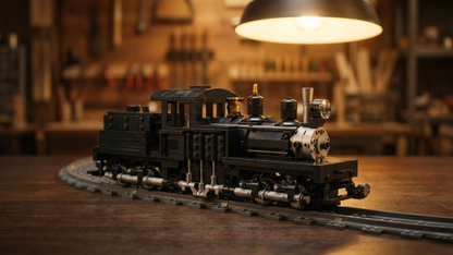 Shay-type Steam Locomotive (880 pcs)