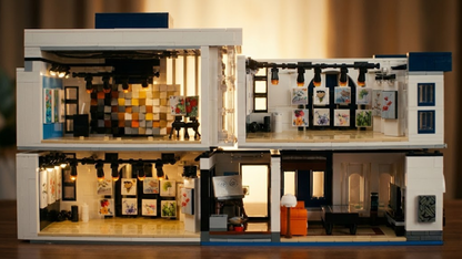 Art Gallery Showcase 3-Layer MOC (3536 pcs)