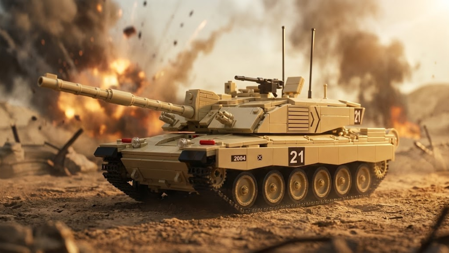 Challenger 2 Tank (1129 pcs)