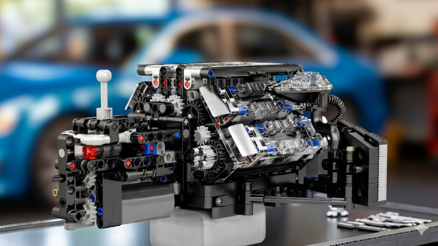 W12 Twin Turbo Engine (871 pcs)