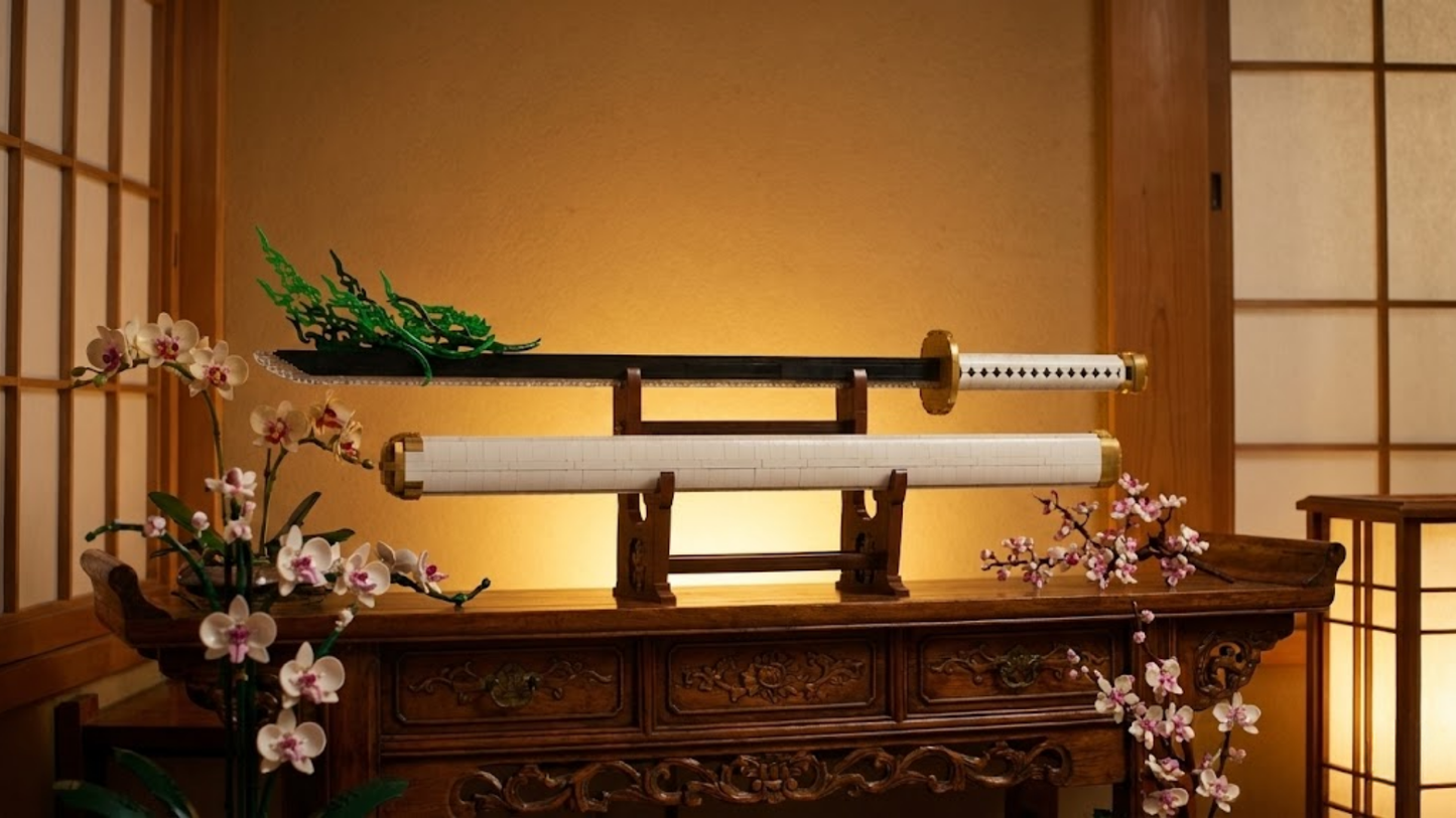 Samurai Katana White Blade (1674 pcs)