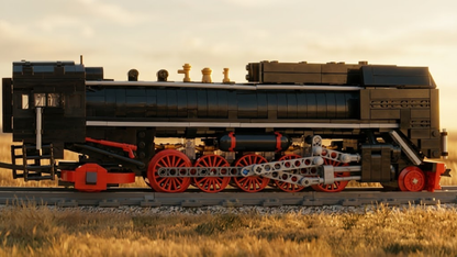 QJ Steam Locomotive (1511 pcs)