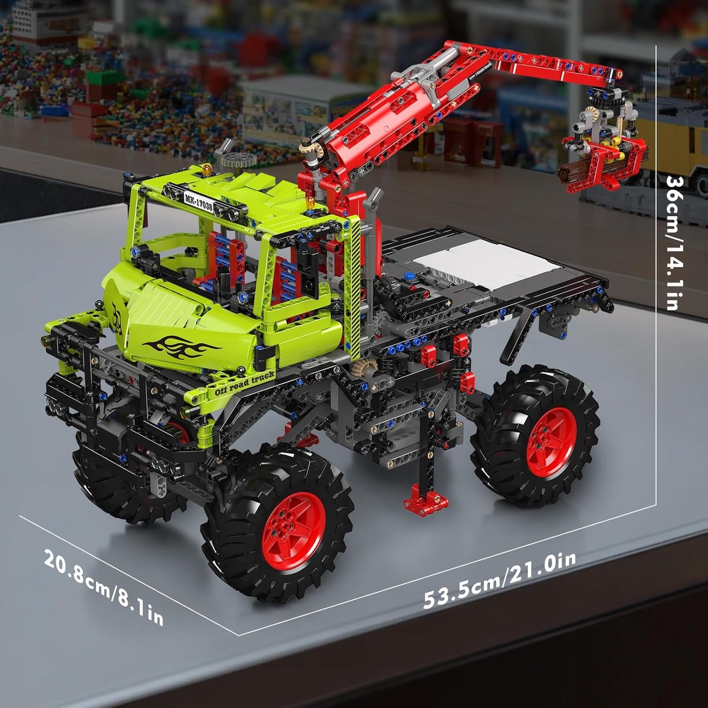 Mercedes-Benz UNIMOG U500 (2002 peças) 